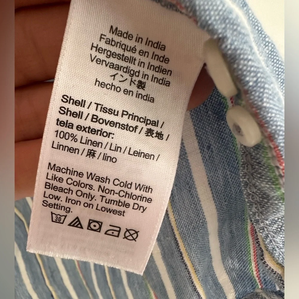 J. Crew linen button down - Picture 2 of 4